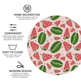 thumbnail image 3 of Kdxio Watermelon Funny Coasters,4 Pcs Leather Coasters,Housewarming Gifts,Protect Furniture from Water Marks Scratch and Damage, 3 of 8
