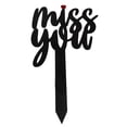 thumbnail image 2 of YAOMOBB Ground Stake Decorative Garden Stake Iron Stake with Hollow Out Rose Heart Letter Design for Cemetery, 2 of 7