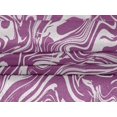 thumbnail image 5 of oneOone Velvet Purple Fabric Abstract Marble Sewing Material Print Fabric By The Yard 58 Inch Wide, 5 of 7