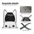 thumbnail image 4 of Fotbe Cat Meow Bolsa Mochila con Cordón Estampada, Bolsa de Gimnasio Deportiva, Bolsa Cinch, Bolsa con Cordón para Hombres y Mujeres-Medium, 4 of 6