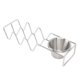 thumbnail image 4 of Tabletop Taco Stand Taco Shell Mold Stainless Steel Taco Tray with Sauce Bowl for Home Kitchen Restaurant 3 Cell, 4 of 5
