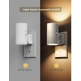 thumbnail image 2 of Night Light Plug in, Night Lights Plug into Wall, Light Sensor, 0-100LM, Soft White 3000K, Dimmable Night Light, Modern Nightlight for Hallway Bedroom Stairway, 2 Pack, 2 of 4