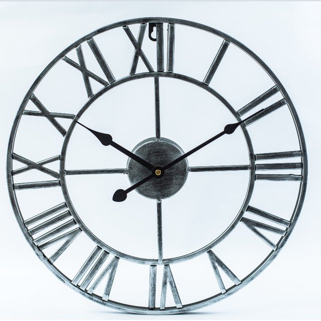 Nordic Style Simple Personality Creative Fashion Living Room American Style Modern loft Cafe Iron Large Wall Clock Watch