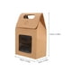 thumbnail image 3 of Bolsas Kraft con ventana transparente para galletas, bolsas de papel marrón, bolsas de papel Kraft para envasado de alimentos, bolsas Kraft para pequeñas empresas y exhibición en tiendas., 3 of 8