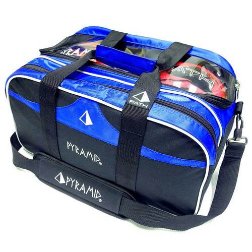 Pyramid Path Double Tote Plus Clear Top Bowling Bag (Holds Shoes ...