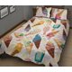 thumbnail image 2 of Juego de cama edredón con estampado de helados de colores, 2 of 5
