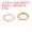 Copper, variant on Guitar Nuts and Washers 3/8" Guitar Input Output Jack Socket Nuts Black for Guitar Bass 5 Sets