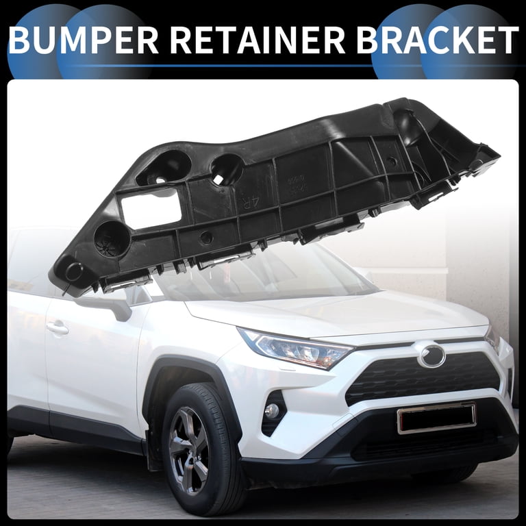 Kit Support De Pare-chocs Avant Pour Toyota RAV4 (2019-2021) - 2 Pièces ABS Noir - Neuf Sous Garantie