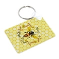 thumbnail image 2 of ThisWear Bee Themed Gifts for Women Inspirational Quote Always Bee Kind Aluminum Rectangle Keychain, 2 of 3
