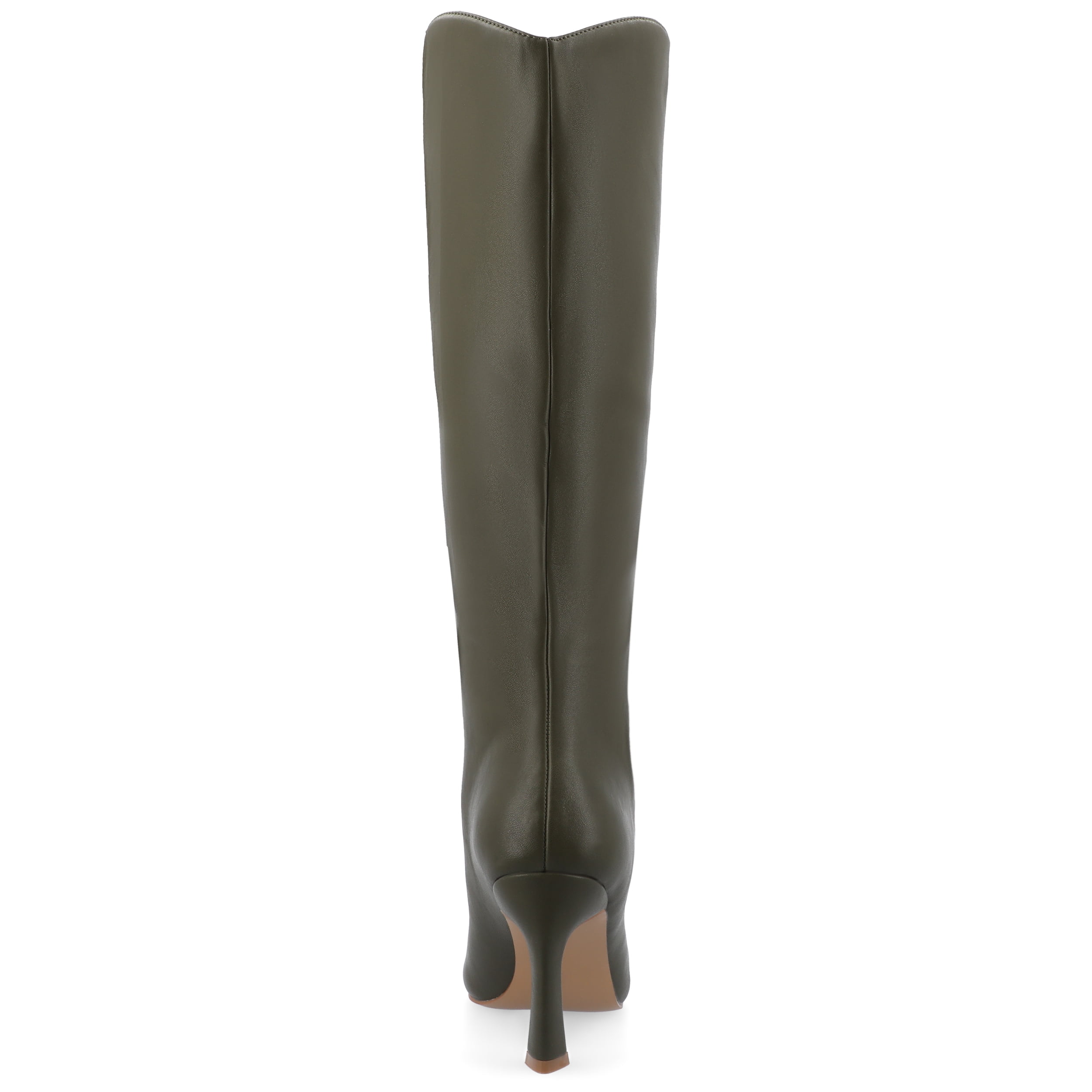Journee Womens Rehela Tru Comfort Foam Wide Width Wide Calf Pull On Stiletto Heel Boots