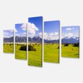 thumbnail image 2 of Panorama de Champ de Bavière Verte - Impression d'Art sur Toile Paysage, 2 of 3