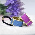 thumbnail image 3 of Qarigey Matte Hair Bands Round Frosted Snag Free Ponytail Ring Bobbles sin costuras para mujeres niñas accesorios de estilo Accesorio para el cabello Azul, 3 of 6