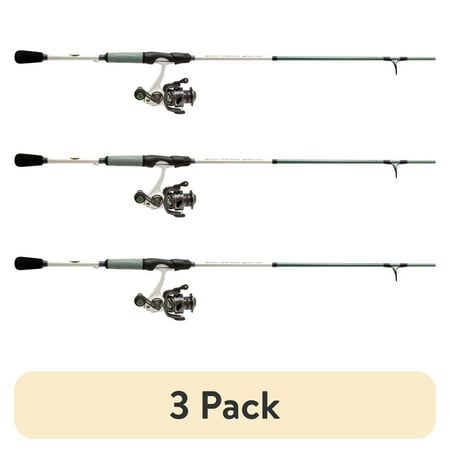 (3 pack) Lew s Xfinity Inshore Speed Spinning Rod & Reel Fishing Combo