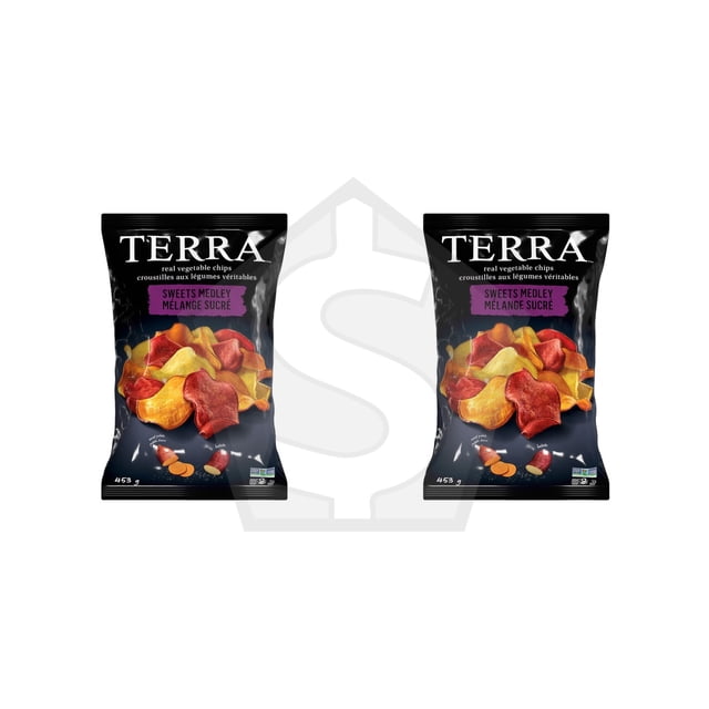 TERRA Croustilles de Vrais Légumes, Assortiment de Bonbons - Lot de 2