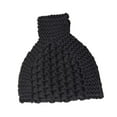 thumbnail image 3 of Gorro con para mujer, gorro cálido y portátil, accesorios para el cabello elásticos, gorro para calidez, otoño e invierno, niñas Negro, 3 of 8