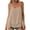Khaki, variant on UAMVSH Womens Plus Size Tank Tops Casual Sleeveless Crewneck Camisole Lightweight Loose Flowy T-Shirt with Spaghetti Straps