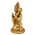thumbnail image 3 of Brass World Brass Lord Hanuman Ji Murti Bajrangbali with Gada Bhagwan Statue Showpiece for Pooja Gift Living Room Decoration Home Decor, 3 of 4