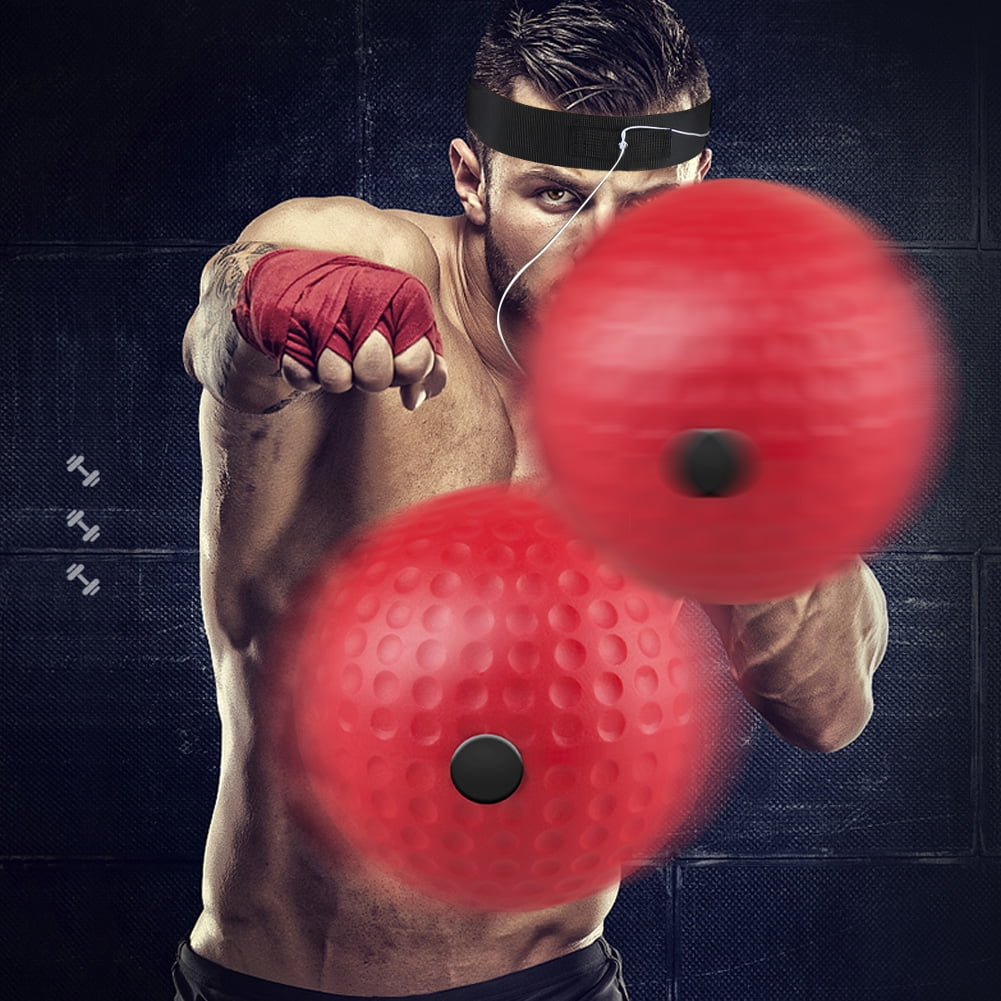 Details about   Punching PU Foam Ball Headband Adjustable Sports Boxing Equipment 