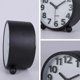 thumbnail image 4 of Silent Analog Alarm Clock,Black Metal Large 3D Digits,Non Ticking Table Clock with Night Light Bedside Alarm Clock 10.8cm, 4 of 4