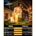 thumbnail image 3 of BeatiNeon Outdoor String Lights, 48 Feet S14 LED Patio Lights with 16 Edison Plastic Bulbs(1 Spare), Waterproof Connectable Hanging Lights for Backyard Porch Balcony Party Decor,E26 Socket Base, 3 of 11