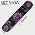 thumbnail image 3 of Yayeee Double Oven Mitt Kitchen Heat Resistant Baking 35" x7" Quilted Glove, Black Roses, 3 of 6