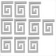thumbnail image 1 of 60 Pegatinas Decorativas de Acrílico con Formas Geométricas para Espejo, Removibles y Adhesivas, para Decorar la Sala de Estar, Color Plateado., 1 of 5