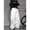 thumbnail image 2 of Reppunk Simple Solid Loose Men's Jeans Straight Trousers Streetwear Men Baggy Regular Fit Casual Denim Pants, 2 of 11