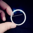 thumbnail image 6 of Exquisite Holder Brooch Rhinestones Pins Round Crystals Glasses Holder Pins Clothes Lapel Pin for Bags Jeans, 6 of 8