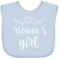 thumbnail image 3 of Inktastic Nonna Girl Granddaughter Girls Baby Bib, 3 of 4