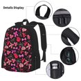 thumbnail image 3 of Easygdp Various pink and red Bow knots Mochila para Niños y Niñas con Set de Caja de Almuerzo y Estuche para Lápices 3 en 1, Mochila Escolar Estampada para Adolescentes, 3 of 7