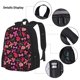 thumbnail image 3 of Balery Various pink and red Bow knots Mochila Escolar 3 en 1 para Niños - Mochila Resistente con Lonchera Térmica y Estuche - Mochila Escolar para Niños y Niñas, 3 of 7