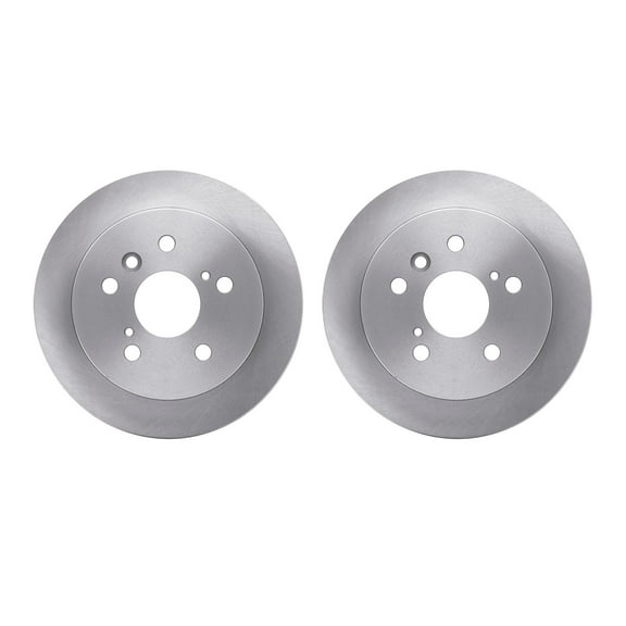 Dynamic Friction Company Rear Brake Rotors 6002-76075