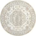thumbnail image 4 of nuLOOM Darby Persian SplashGuard Machine Washable Area Rug, 8', Round, Darby Beige, 4 of 5
