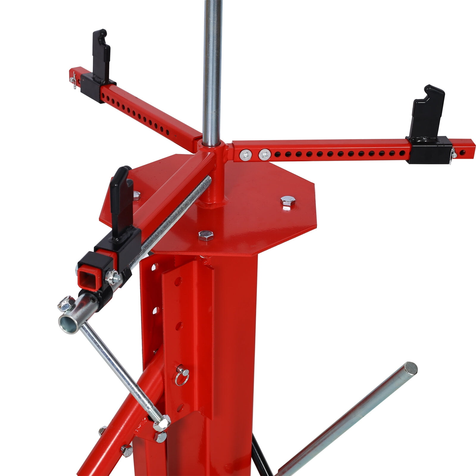 , Multi Manual Tire Changer Auto Car Tire Changer Car/Truck/Motorcycle Portable Hand Tool Tire Bead Breaker Changer 4" to 21", Red ,Steel ,