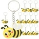 thumbnail image 1 of 12 llaveros de abeja, colgante de abeja, llavero de abeja de dibujos animados, colgante para mochila, 1 of 7