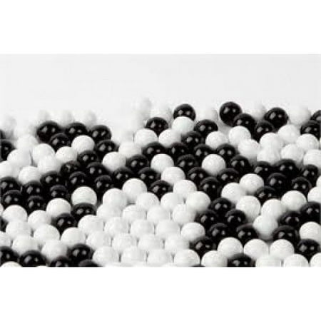 - BAYSIDE CANDY SIXLETS BLACK AND WHITE, 1LB