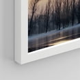 thumbnail image 5 of PixonSign Framed Wall Art Sunset Snowy Winter Forest Landscape Prints, Set of 4 Nature Wilderness Wall Decor Arts, Wall Décor, Adhesive Canvas Poster, Modern Home Artwork - 11"x14" White, 5 of 5