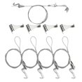 thumbnail image 2 of 5 Sets Adjustable Picture Hanging Wire Kit With Stainless Steel Cable And Hooks Picture Hanging Hardware System Set For Wall Picture Exhibition Art Gallery Display Heavy Duty Frame, 2 of 5