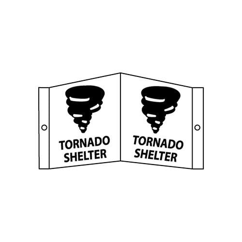 NMC VS52W Facility Visi Sign - Tornado Shelter