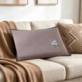 thumbnail image 1 of Linnome Summer Ice Rattan Pillowcase Double Sided Cool Breathable Ice Silk Pillow Cover Machine Washable 23x15.7in Gray, 1 of 6