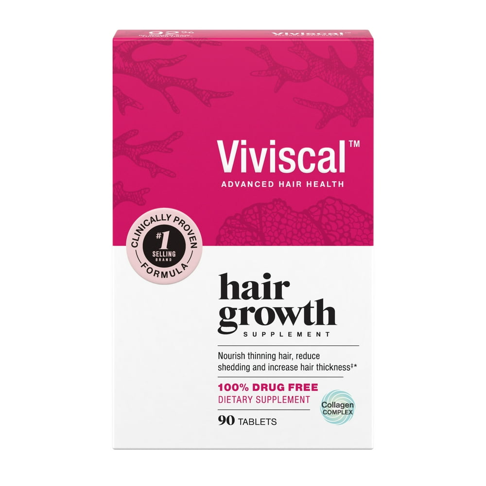 Viviscal Women's Hair Growth Supplements for Thicker, Fuller Hair