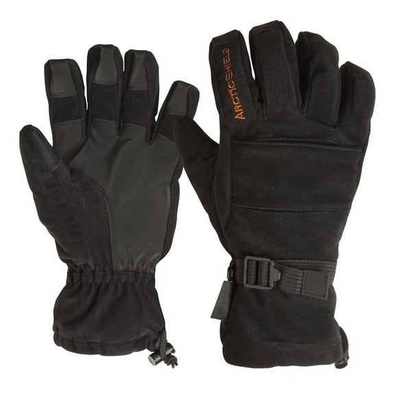 ArcticShield Lined Camp Black Gloves with Retain Technology - Small
