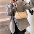 thumbnail image 3 of Bolso hombro All-Match Backarm Bag casual Mujeres Color sólido PU Cuero Femenino, 3 of 8