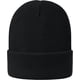 thumbnail image 2 of Gorro de punto con forro de satén para mujer, gorro de invierno para hombre, forro de seda, suave, holgado, cálido y con puños (negro), 2 of 7