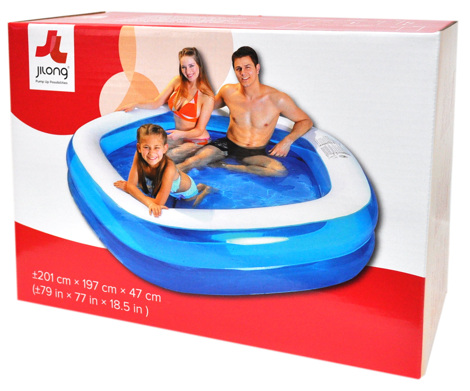 Jilong Pentagon Inflatable Family Pool 79 x 77 x 18.5 79 x 77 x 18.5 Jilong Toys 17222