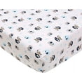 thumbnail image 5 of Elephant Lion Crib Bedding Set for Boys, 3 Piece Includes Quilt,Fitted Sheet,Crib Skirt, Blue Baby Nursery Set, Portable Standard Set(Nautical Theme), 5 of 7