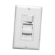 thumbnail image 1 of Interruptor de atenuación, encendido/apagado, placa de pared incluida, interruptor de luz halógena de 600 vatios, de atenuación unipolar o de 3 vías, 1 of 8