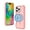 Pink, variant on Allytechgroup Magnetic Translucent Back Case Cover for Apple iPhone 16 Pro Max, Rugged Bumper Heavy Duty Shockproof Anti-Scratch Protective Stylish Phone Case for Women Men, Darkpurple