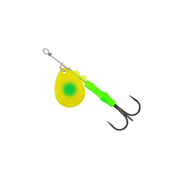 SIMON SALMON 3.5 TROLLING SPINNERS 3.5 SPINNER ORG/WHT