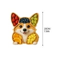 thumbnail image 3 of Dog Shaped Serving Tray, Solid Wood Pet Theme Platter, Food Safe Fruit Snack Board, Household Kitchen Dining Decor, Pet Lover Gift Idea, 3 of 7